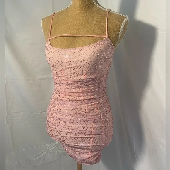Oh Polly pink mini dress - Picture 2 of 5